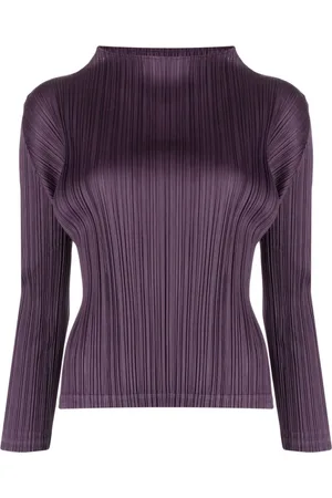 PLEATS PLEASE ISSEY MIYAKE Pleated long-sleeve top