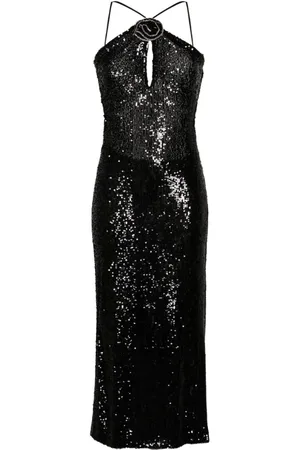 Ilkyaz Ozel Sequinned midi dress