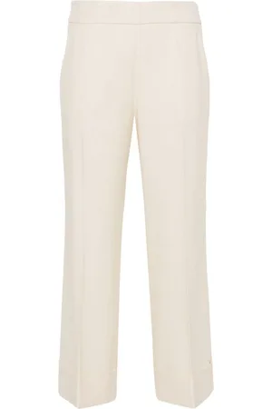 PESERICO SIGN High-waist tailored cropped trousers