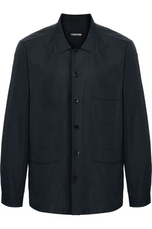 Tom Ford Long-sleeve poplin pajama shirt