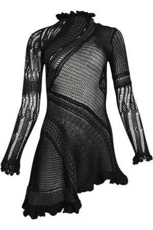 Roberta Einer Ali crochet-knit minidress