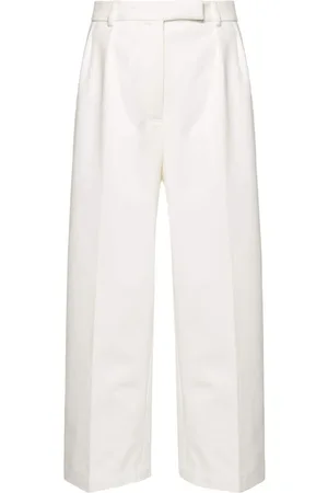 Thom Browne Wide-leg cotton trousers