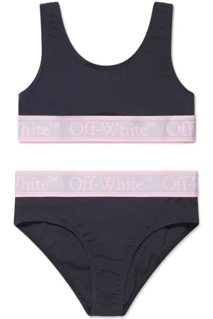 OFF-WHITE Bookish Logo Band bikini