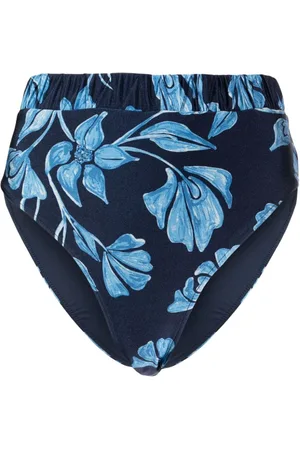 PATBO Nightflower floral-print bikini riefs