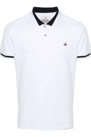 Vivienne Westwood Embroidered-Orb cotton polo shirt