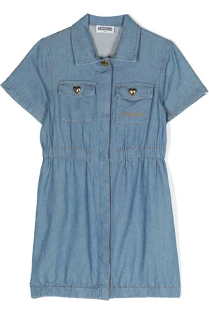 Moschino Embroidered logo dress