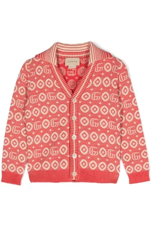 Gucci Double-G-pattern ribbed cardigan