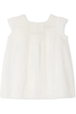 BONPOINT Angeli lace-trim sleeveless dress