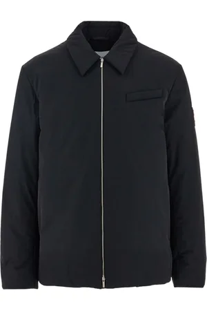 Salvatore Ferragamo Logo-appliqué padded shirt jacket