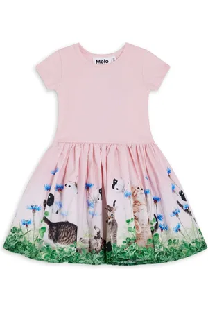Molo Graphic-print stretch-organic cotton dress