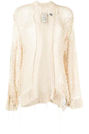 Maison Mihara Yasuhiro Rope-knit open-front cardigan