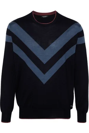 Stefano Ricci Stripe-detailing knitted jumper