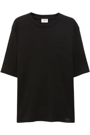 Filippa K Logo-patch ribbed-knit T-shirt