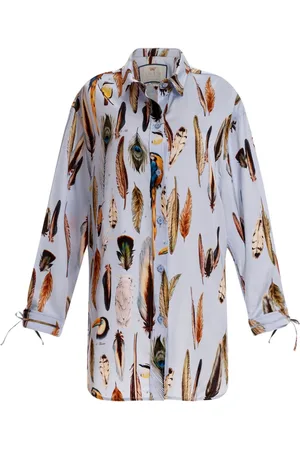 Agua by Agua Bendita Cecilia Pluma graphic-print shirt