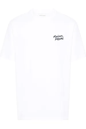 Maison Kitsuné Embroidered-logo cotton T-shirt