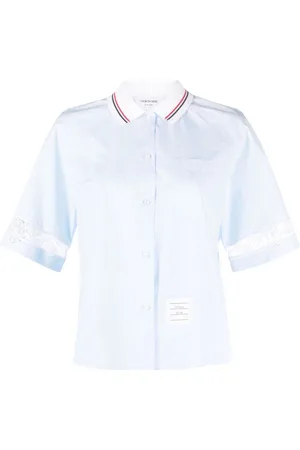 Thom Browne Broderie anglaise cotton shirt