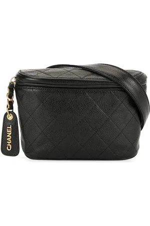 CHANEL 1995 diamond quilted belt bag