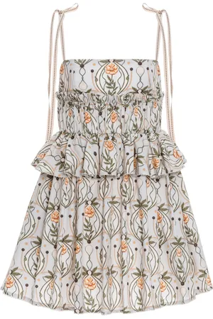 Agua by Agua Bendita Salvador Lunar cotton mini dress