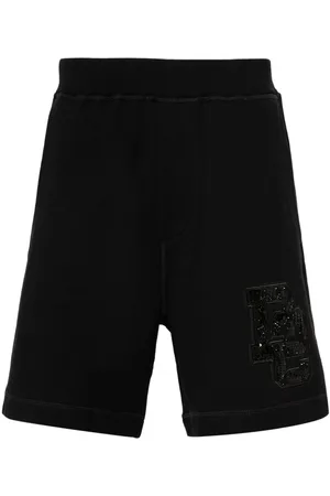 Dsquared2 D2-appliqué track shorts