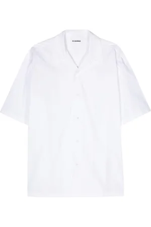 Jil Sander Poplin spread-collar shirt