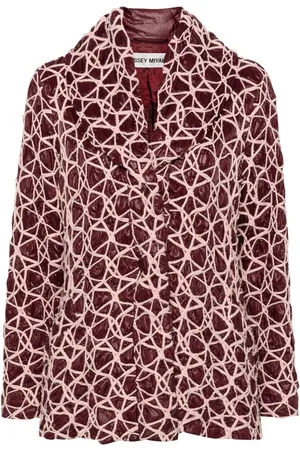 Issey Miyake 1990s embroidered puffer jacket