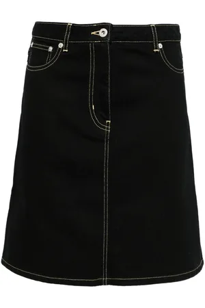 Kenzo A-line denim miniskirt
