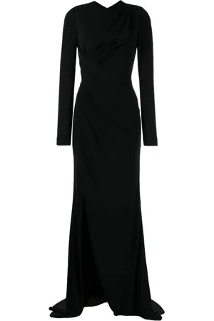 Elie saab Long-sleeve draped gown