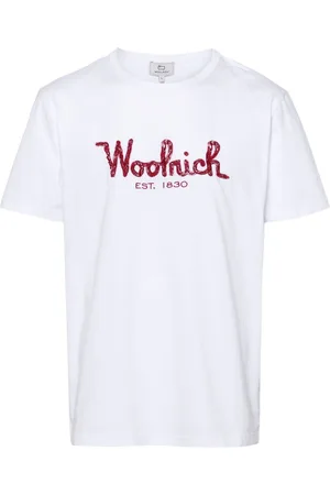 Woolrich Embroidered-logo cotton T-shirt