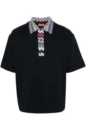 Missoni Zigzag-woven polo shirt