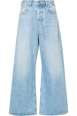 Diesel Low-rise wide-leg jeans