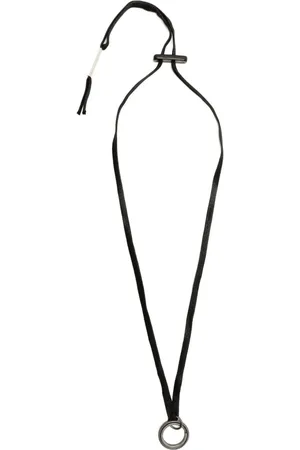11 BY BORIS BIDJAN SABERI Sterling silver cord necklace