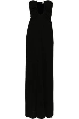 CHRISTOPHER ESBER Arced Palm strapless dress