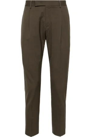 PT Torino Mid-rise tailored trousers