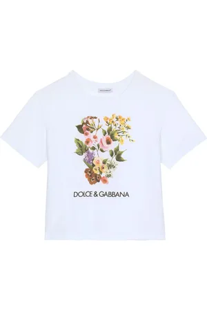 Dolce & Gabbana Floral-print cotton T-shirt
