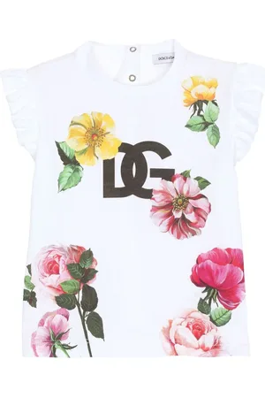 Dolce & Gabbana Floral-print cotton T-shirt
