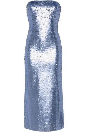 Ilkyaz Ozel Sequinned midi dress