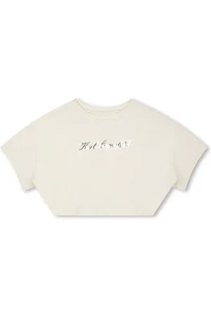 Karl Lagerfeld Karl Signature cropped T-shirt