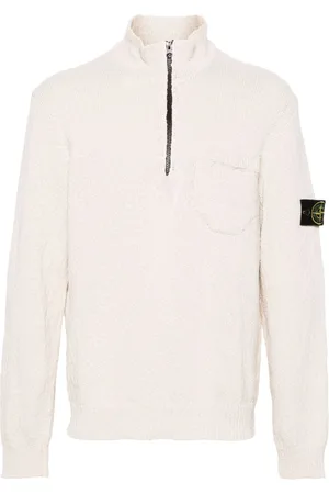 Stone Island Compass-badge bouclé jumper
