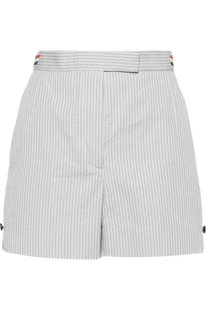 Thom Browne Striped seersucker shorts