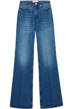 Ami High-rise flared-leg jeans