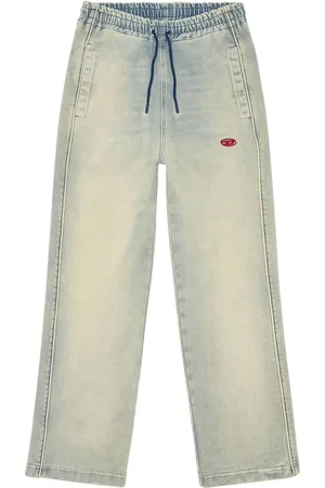 Diesel D-Martians Track 068JX wide-leg jeans