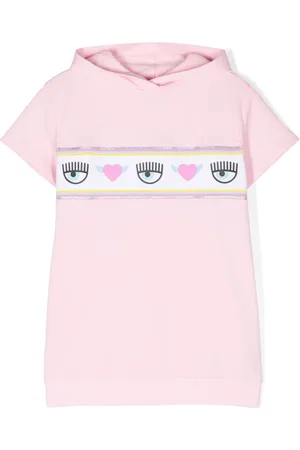 Chiara Ferragni Logomania hooded cotton dress