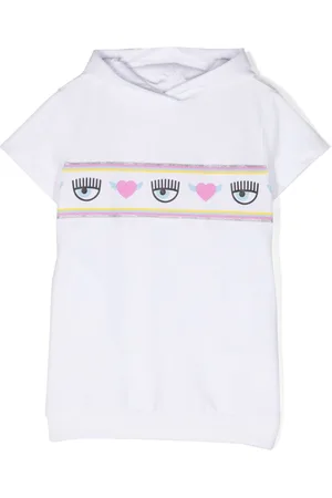 Chiara Ferragni Eyelike-motif hooded dress