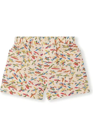 BONPOINT Nateo graphic-print cotton shorts