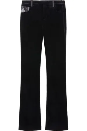 Puccini Marmo-print straight-leg jeans