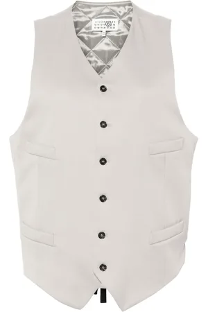 Maison Margiela V-neck padded waistcoat