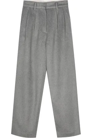 Rokh Pleat detail wide-leg trousers