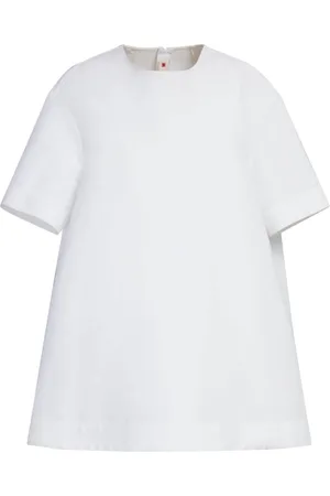 Marni Short-sleeve cotton minidress