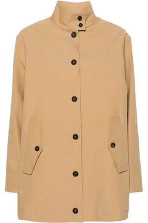 Fabiana Filippi High-neck single-breasted coat