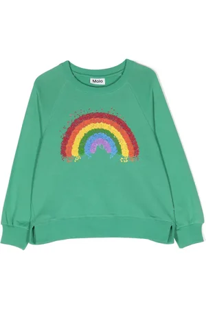 Molo Marilee rainbow sequin-embellished sweatshirt